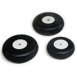 Hangar 9 Wheel Set, 5" (2) & 4" (1): OV-10 Bronco